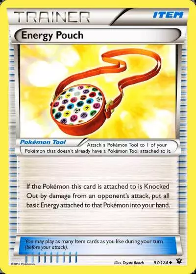 Energy Pouch 97/124 Fates Collide Pokemon card