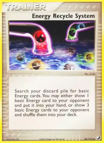 Energy Recycle System 81/115 Unseen Forces Pokemon card