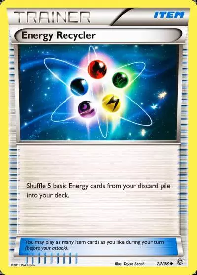 Energy Recycler 72/98 Ancient Origins Pokemon card