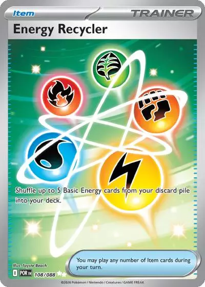 Energy Recycler 108/88 Perfect Order Pokemon card