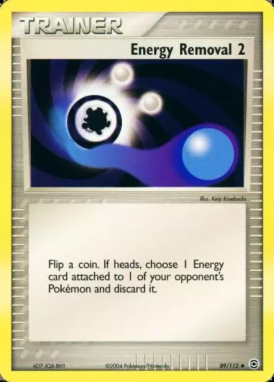 Energy Removal 2 89/112 FireRed & LeafGreen Pokemon card