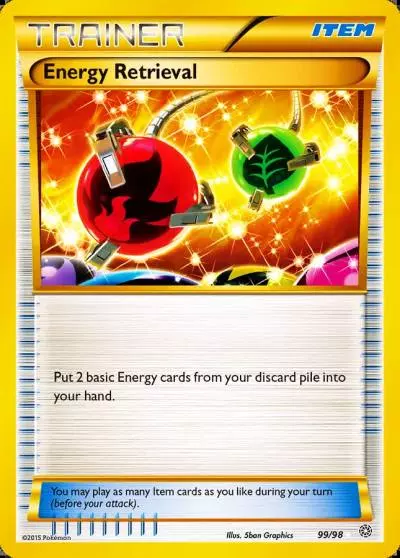 Energy Retrieval 99/98 Ancient Origins Pokemon card