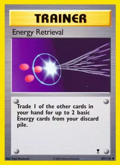 Energy Retrieval 107/110 Legendary Collection Pokemon card