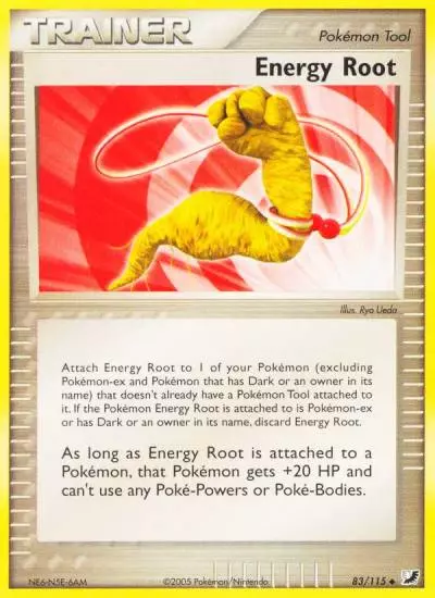 Energy Root 83/115 Unseen Forces Pokemon card
