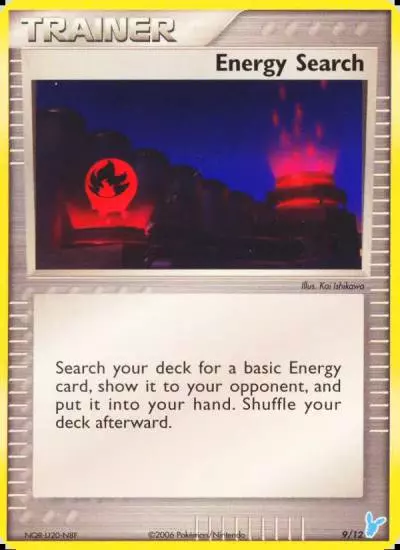 Energy Search 9/12 EX Trainer Kit 2 Minun Pokemon card