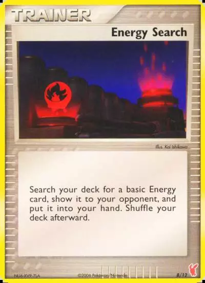 Energy Search 8/12 EX Trainer Kit 2 Plusle Pokemon card