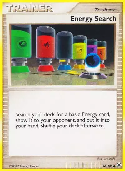 Energy Search 90/100 Majestic Dawn Pokemon card