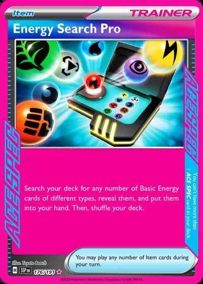 Energy Search Pro 176/191 Surging Sparks Pokemon card