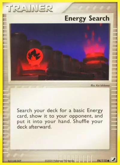Energy Search 94/115 Unseen Forces Pokemon card