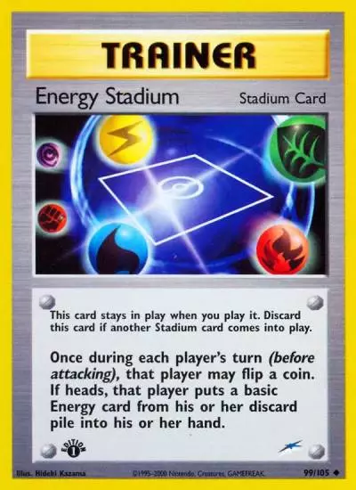 Energy Stadium 99/105 Neo Destiny Pokemon card