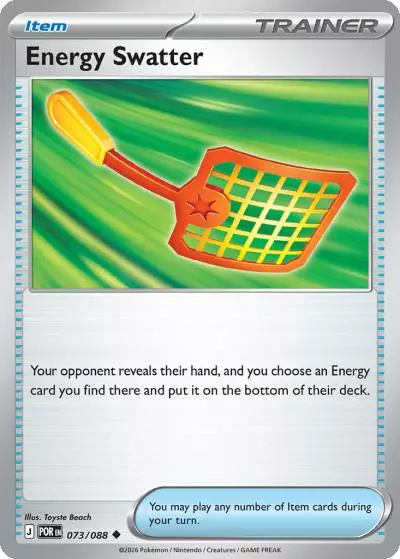 Energy Swatter 73/88 Perfect Order Pokemon card