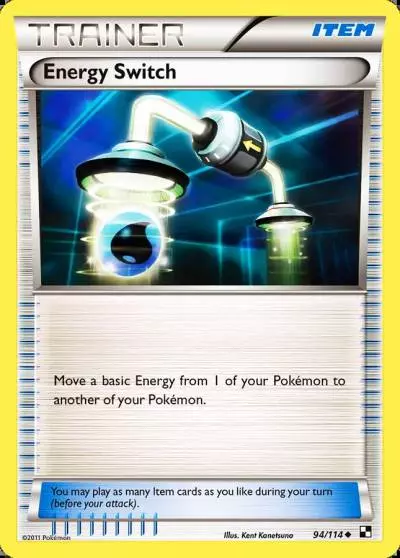 Energy Switch 94/114 Black & White Pokemon card