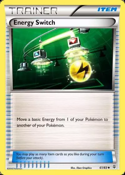 Energy Switch 61/83 Generations Pokemon card
