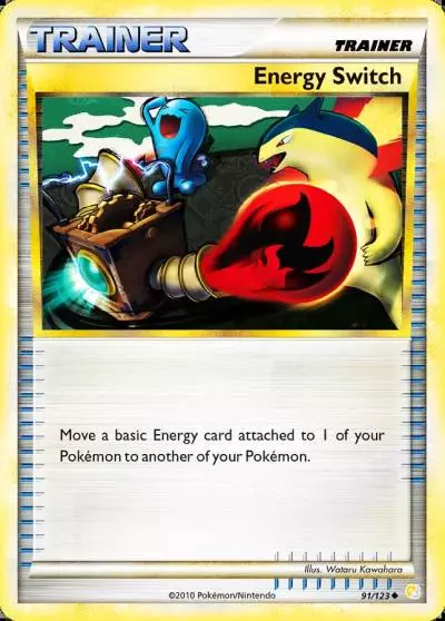 Energy Switch 91/123 HeartGold & SoulSilver Pokemon card