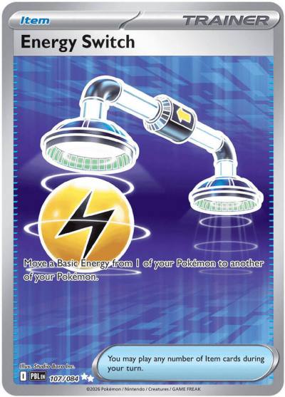 Energy Switch 107/84 Pitch Black Pokemon card