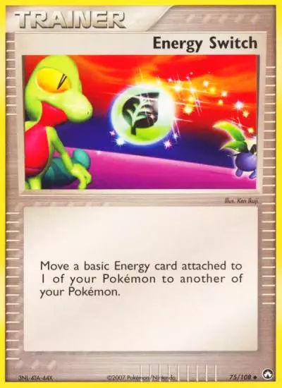 Energy Switch 75/108 Power Keepers Pokemon card
