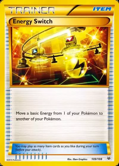 Energy Switch 109/108 Roaring Skies Pokemon card