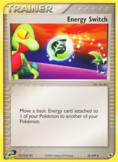 Energy Switch 82/109 Ruby & Sapphire Pokemon card