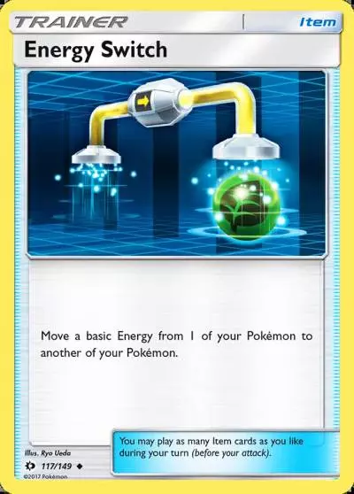 Energy Switch 117/149 Sun & Moon Pokemon card