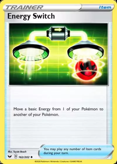 Energy Switch 162/202 Sword & Shield Pokemon card