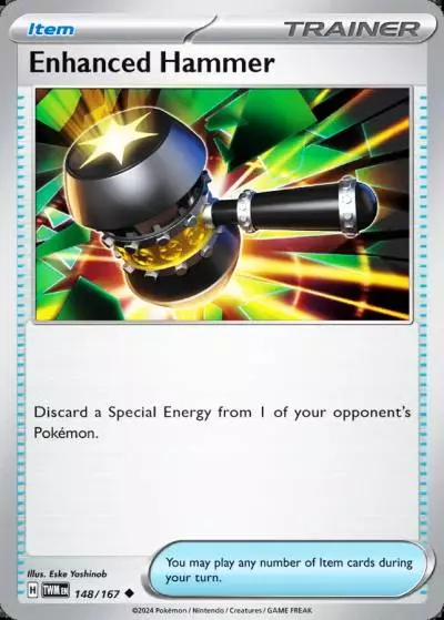 Enhanced Hammer 148/167 Twilight Masquerade Pokemon card