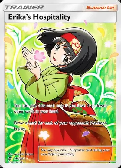Erika's Hospitality 174/181 Team Up Pokemon card