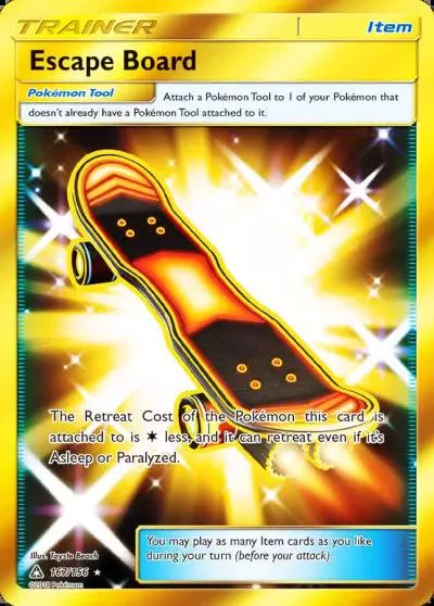 Escape Board 167/156 Ultra Prism Pokemon card