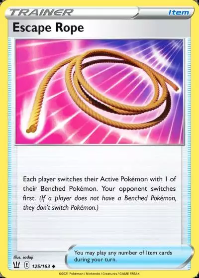 Escape Rope 125/163 Battle Styles Pokemon card