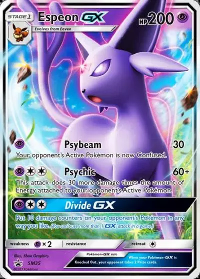 Espeon-GX SM35/248 SM Black Star Promos Pokemon card