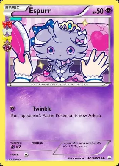 Espurr RC14/83 Generations Pokemon card