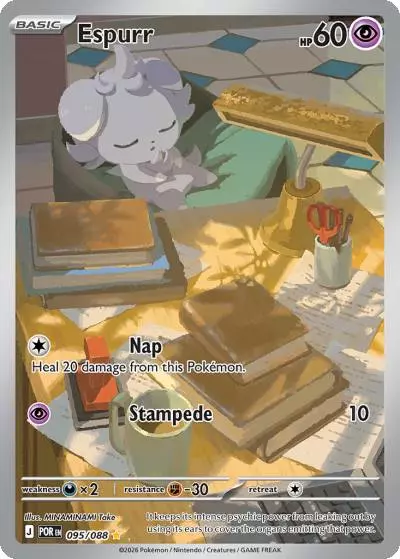 Espurr 95/88 Perfect Order Pokemon card