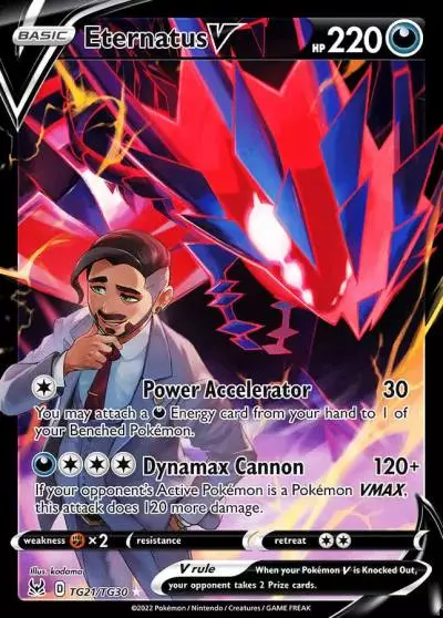 Eternatus V TG21/30 Lost Origin Trainer Gallery Pokemon card