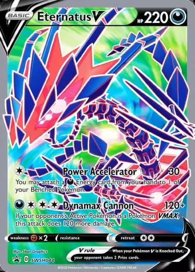 Eternatus V SWSH044/307 SWSH Black Star Promos Pokemon card