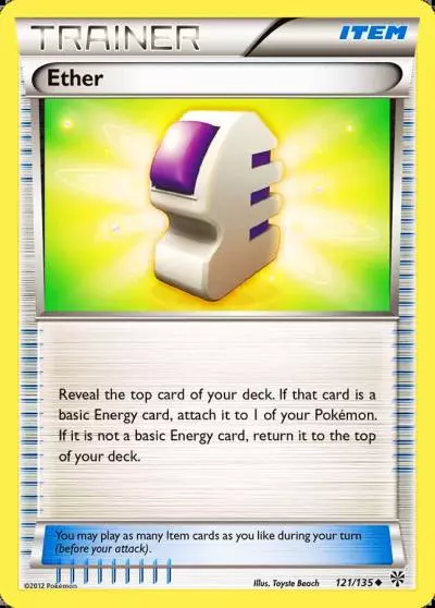Ether 121/135 Plasma Storm Pokemon card