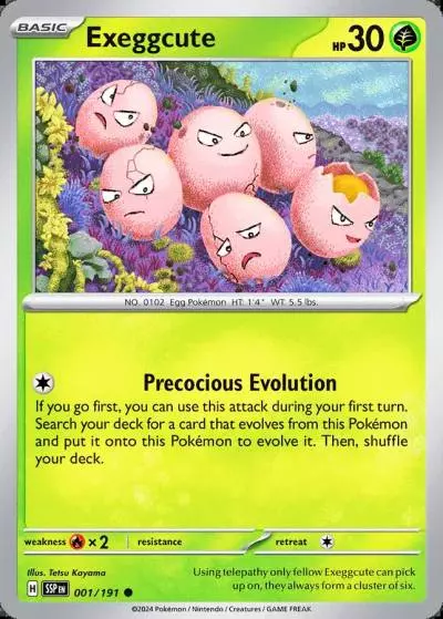 Exeggcute 1/191 Surging Sparks Pokemon card