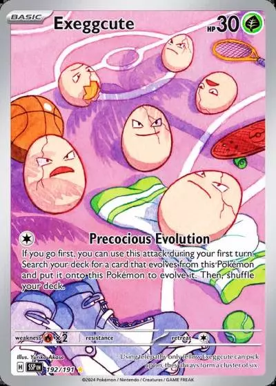 Exeggcute 192/191 Surging Sparks Pokemon card