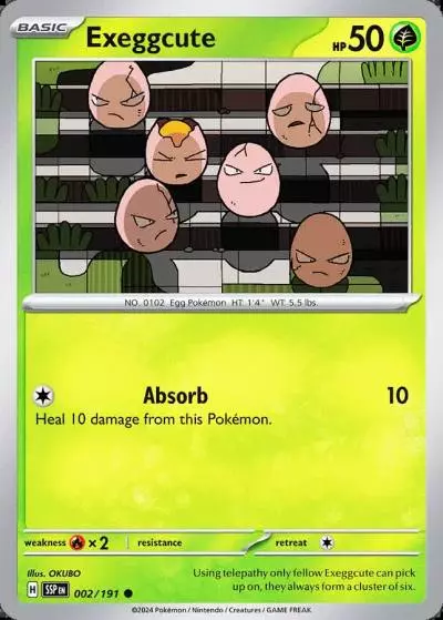 Exeggcute 2/191 Surging Sparks Pokemon card
