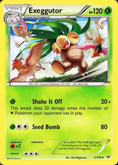 Exeggutor 2/108 Roaring Skies Pokemon card
