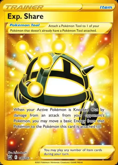 Exp. Share 180/163 Battle Styles Pokemon card
