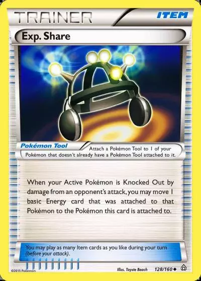 Exp. Share 128/160 Primal Clash Pokemon card