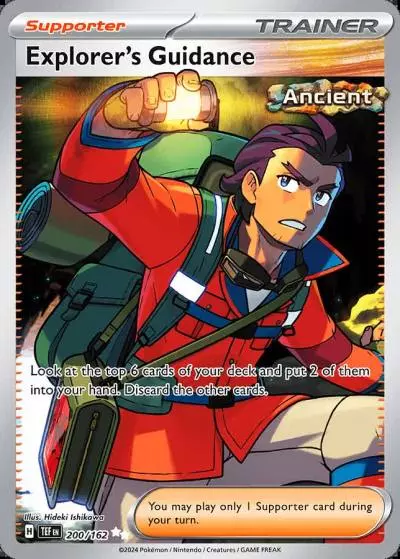 Explorer's Guidance 200/162 Temporal Forces Pokemon card