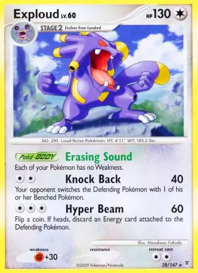Exploud 28/147 Supreme Victors Pokemon card