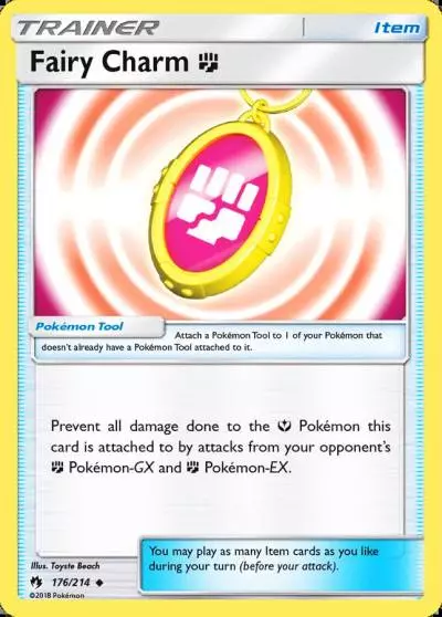 Fairy Charm Fighting 176/214 Lost Thunder Pokemon card