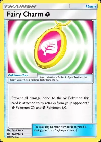 Fairy Charm Grass 174/214 Lost Thunder Pokemon card