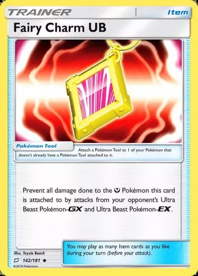 Fairy Charm UB 142/181 Team Up Pokemon card