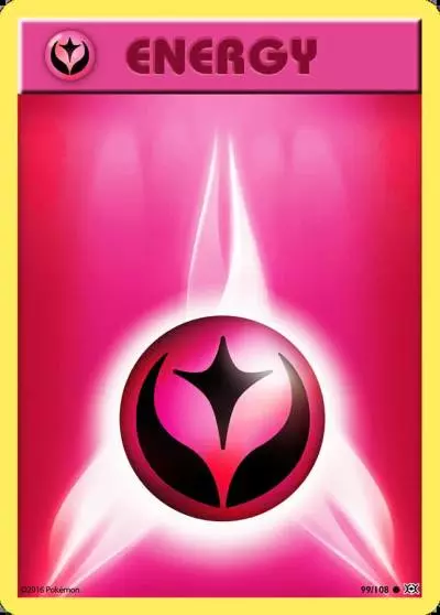Fairy Energy 99/108 Evolutions Pokemon card