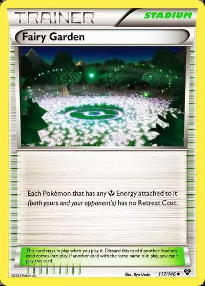 Fairy Garden 117/146 XY Pokemon card