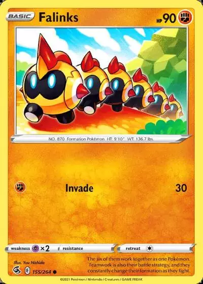 Falinks 155/264 Fusion Strike Pokemon card