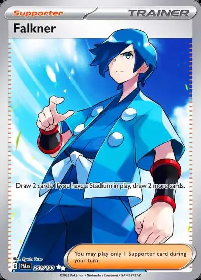 Falkner 251/193 Paldea Evolved Pokemon card