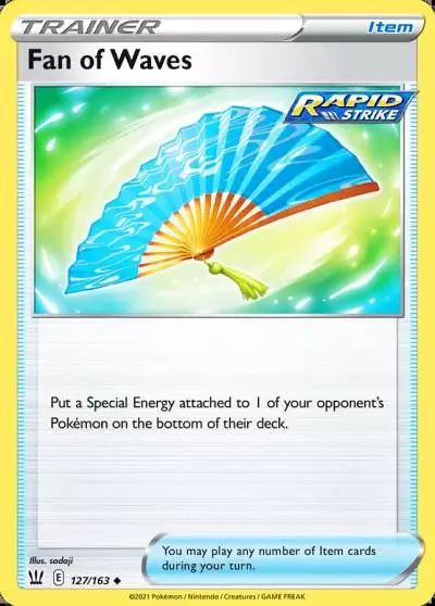 Fan of Waves 127/163 Battle Styles Pokemon card